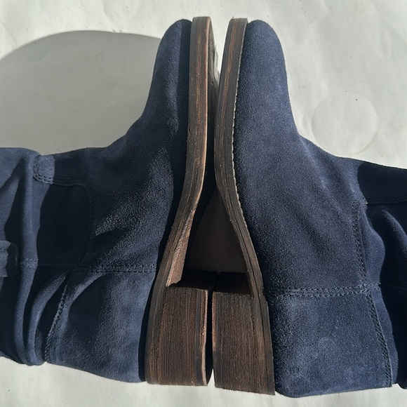 EL CAMPERO Suede Leather Ankle Boots in Navy Blue-Sz 38-US 8 - Picture 11 of 15